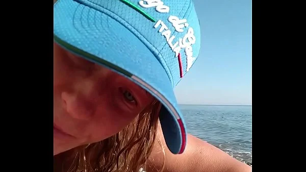 Kinky Selfie - Real amateur kinky nudist couple on the beach. Pissing. Facesitting. Squirt. Blowjob