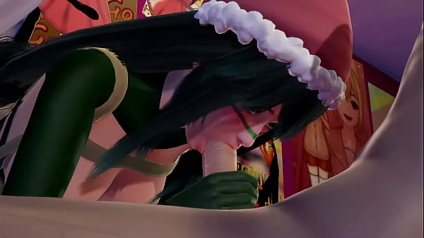 Tsuyu Asui's New Year's Eve Cosplay l 3D Hentai uncensored Boku no Hero Academia