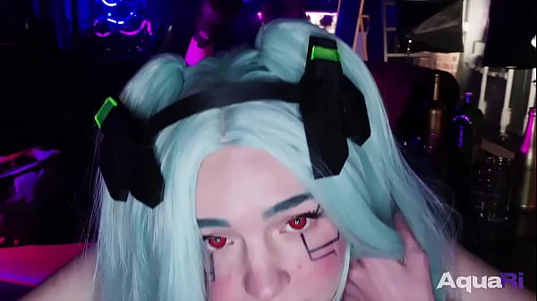Rebecca from Cyberpunk jumped on my dick