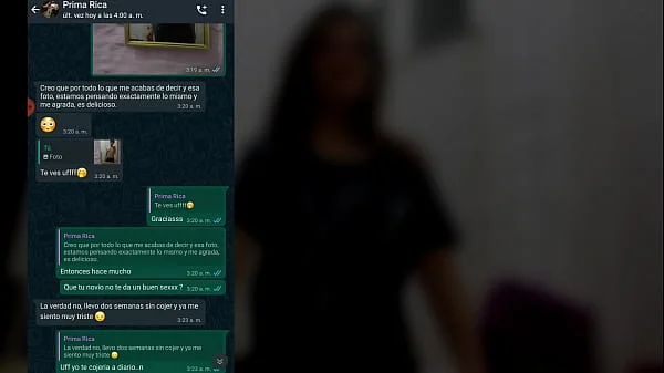 Chat De Whatsapp Con Mi Prima Se pone Caliente Por La Noche